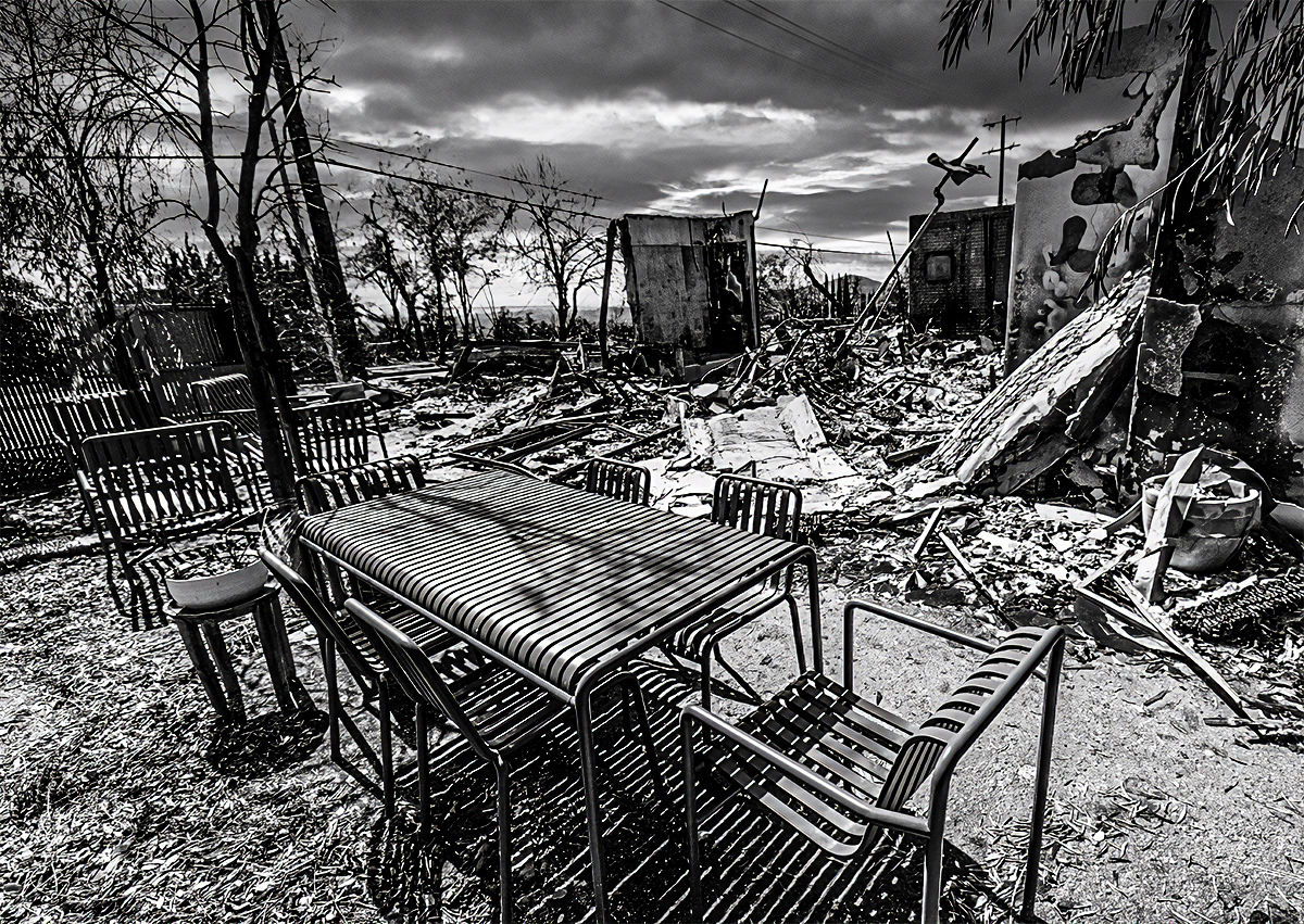 Aftermath of Fire, Eaton Canyon Fires, Altadena, CA, 2025