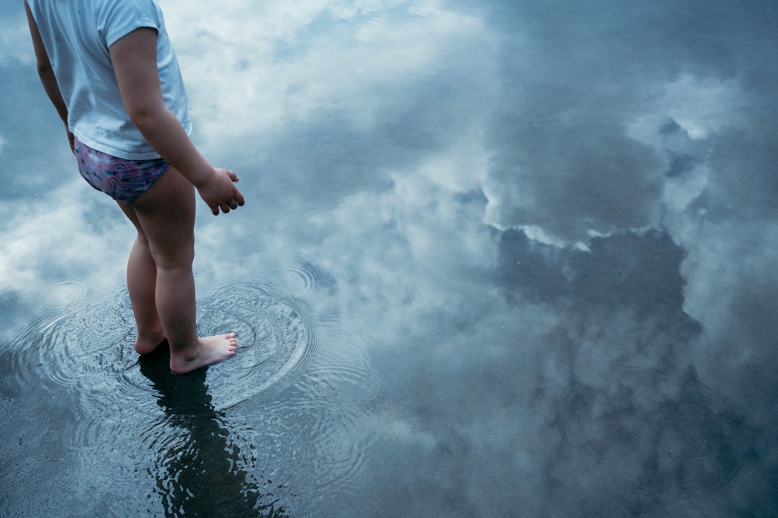 Feet in the clouds