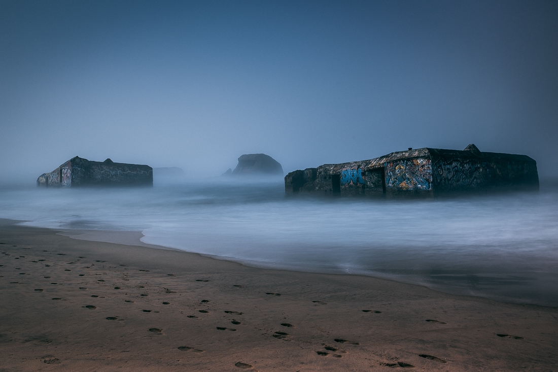Atlantic wall - In the mist