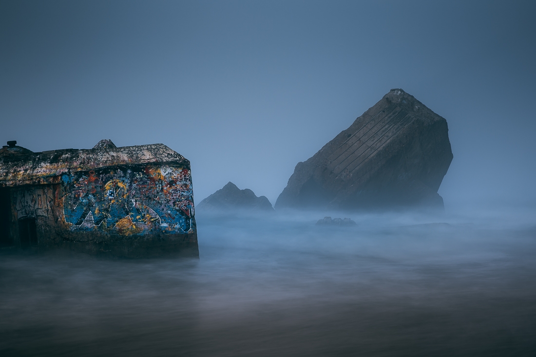 Atlantic wall - In the mist