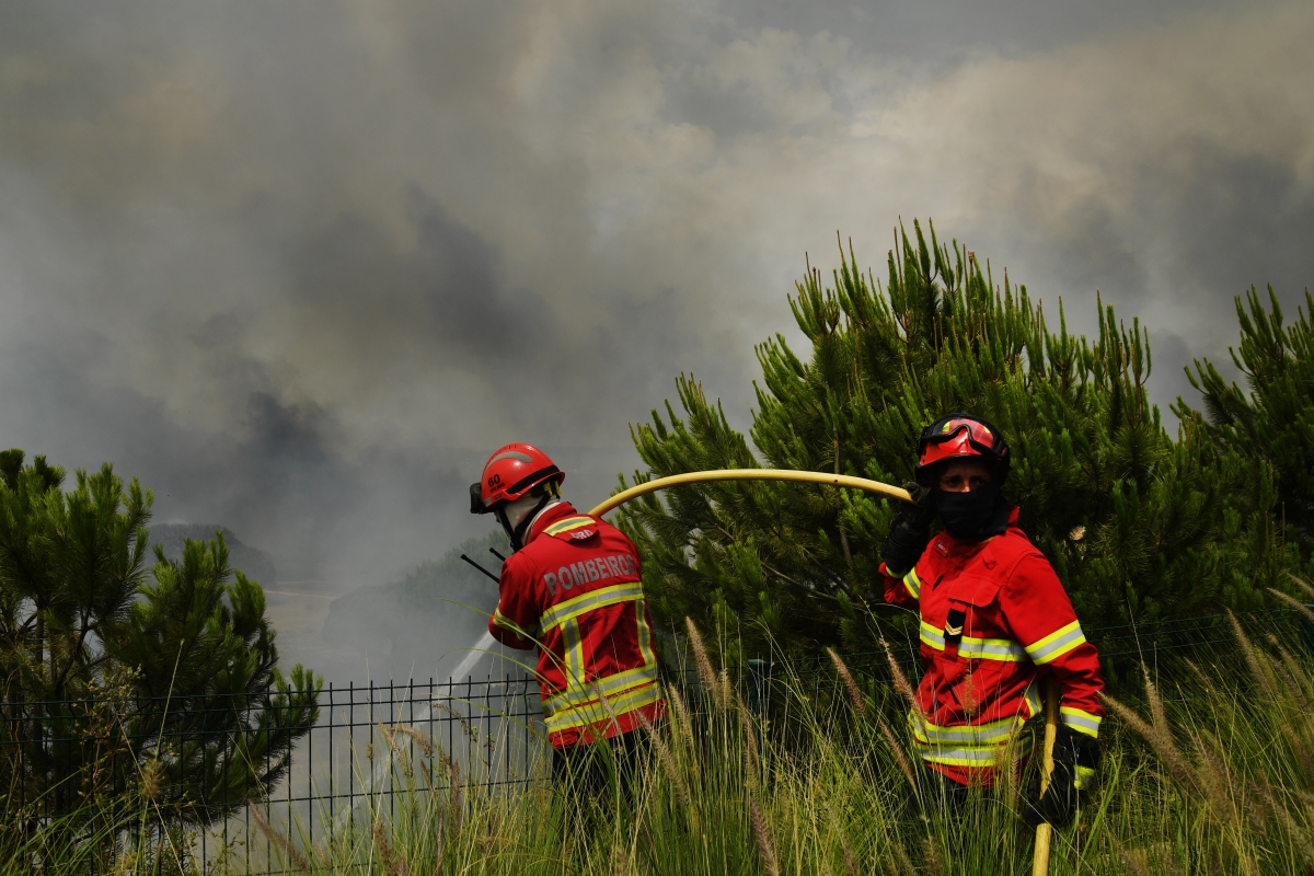 Wildfires Spread Through Quinta do Lago in Portugal