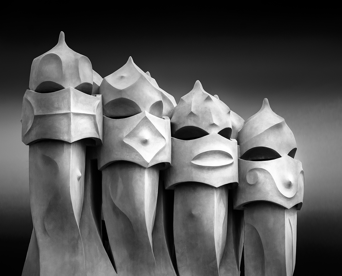 The roof of Casa Mila (La Pedrera)    