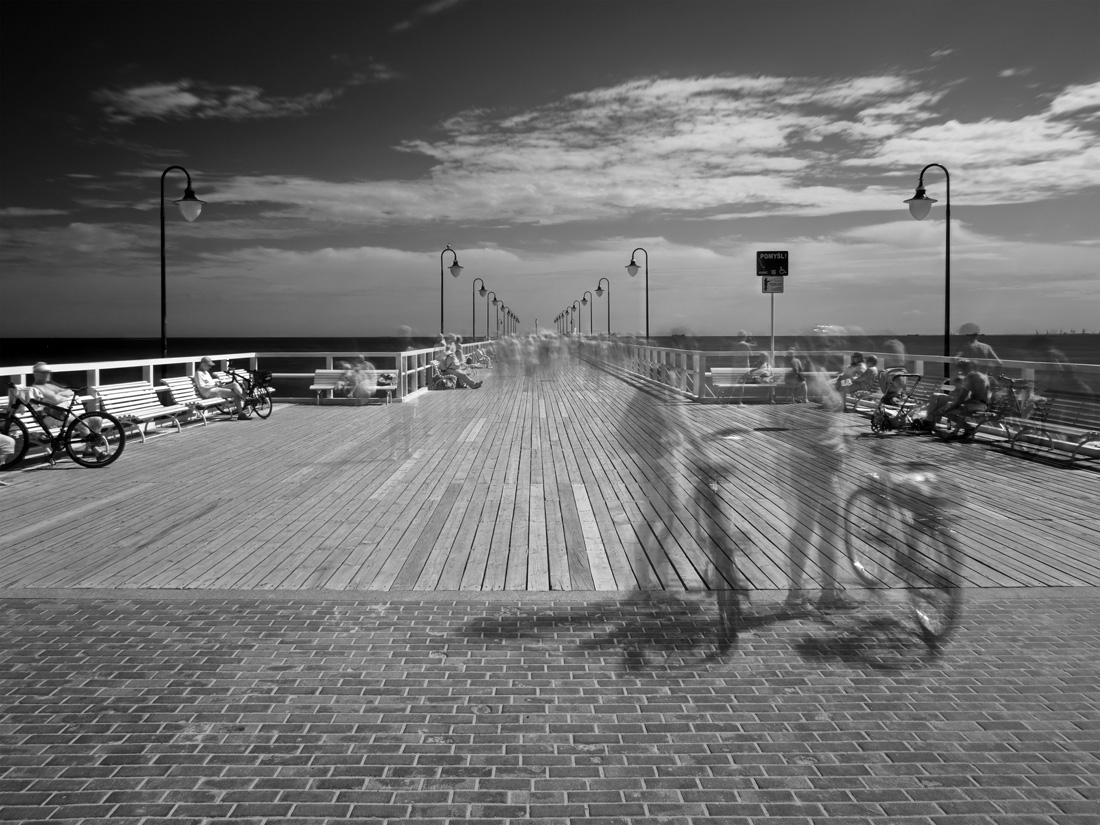 From pier to pier.