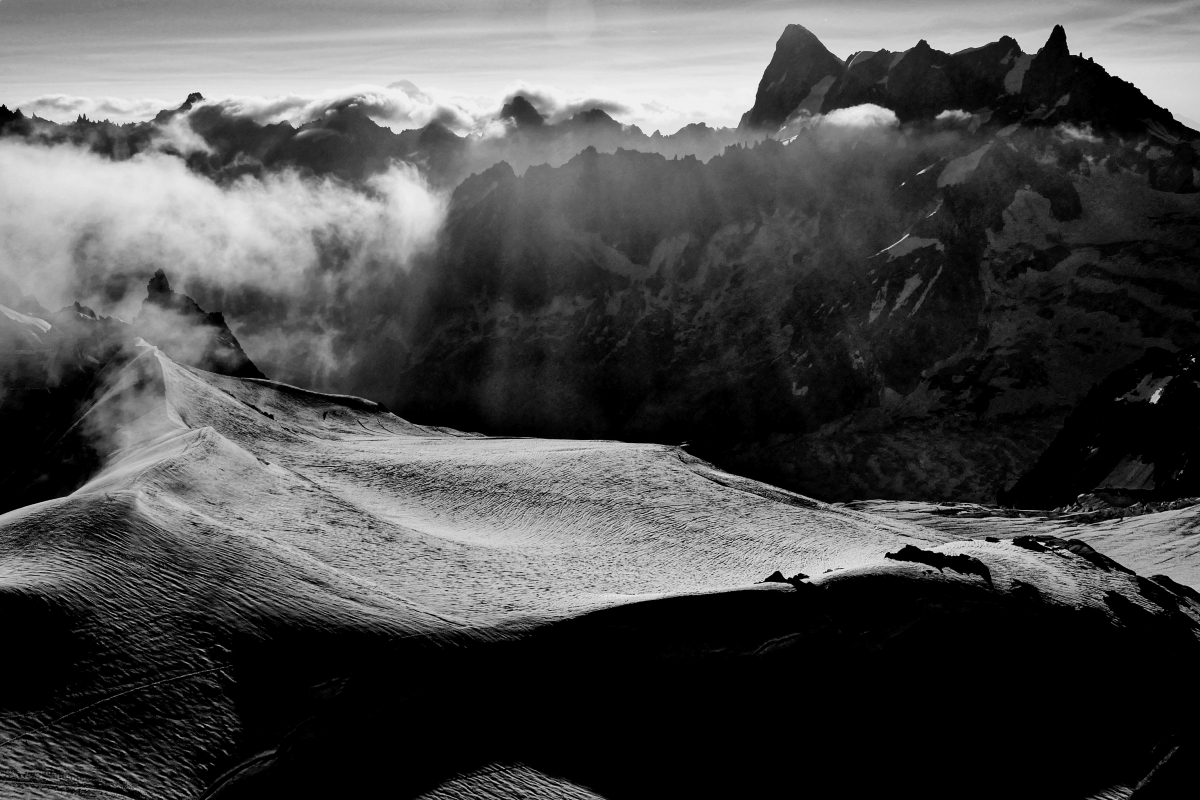 Alps in B&W
