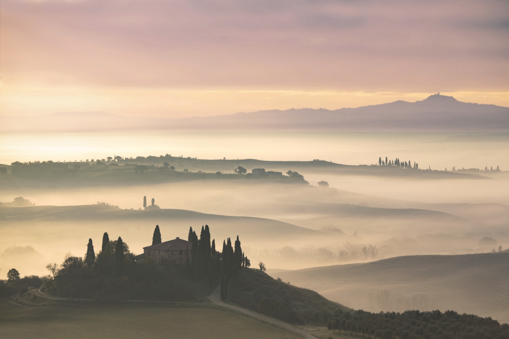 Sunrise in Val d'Orcia