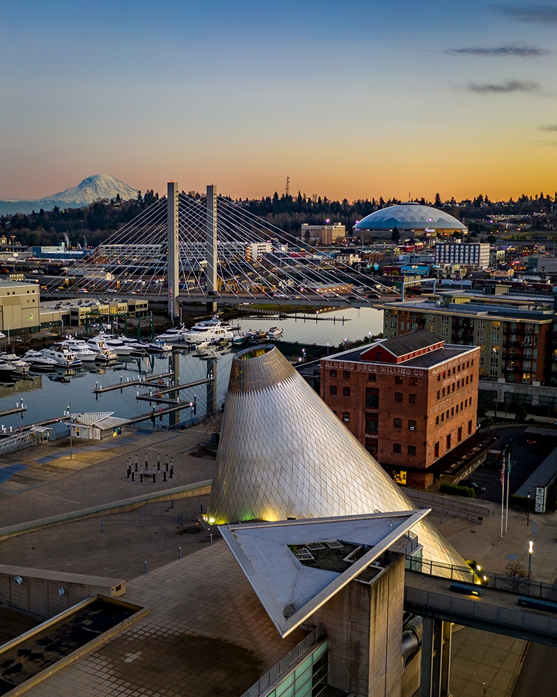 Architecture Of Tacoma From Above