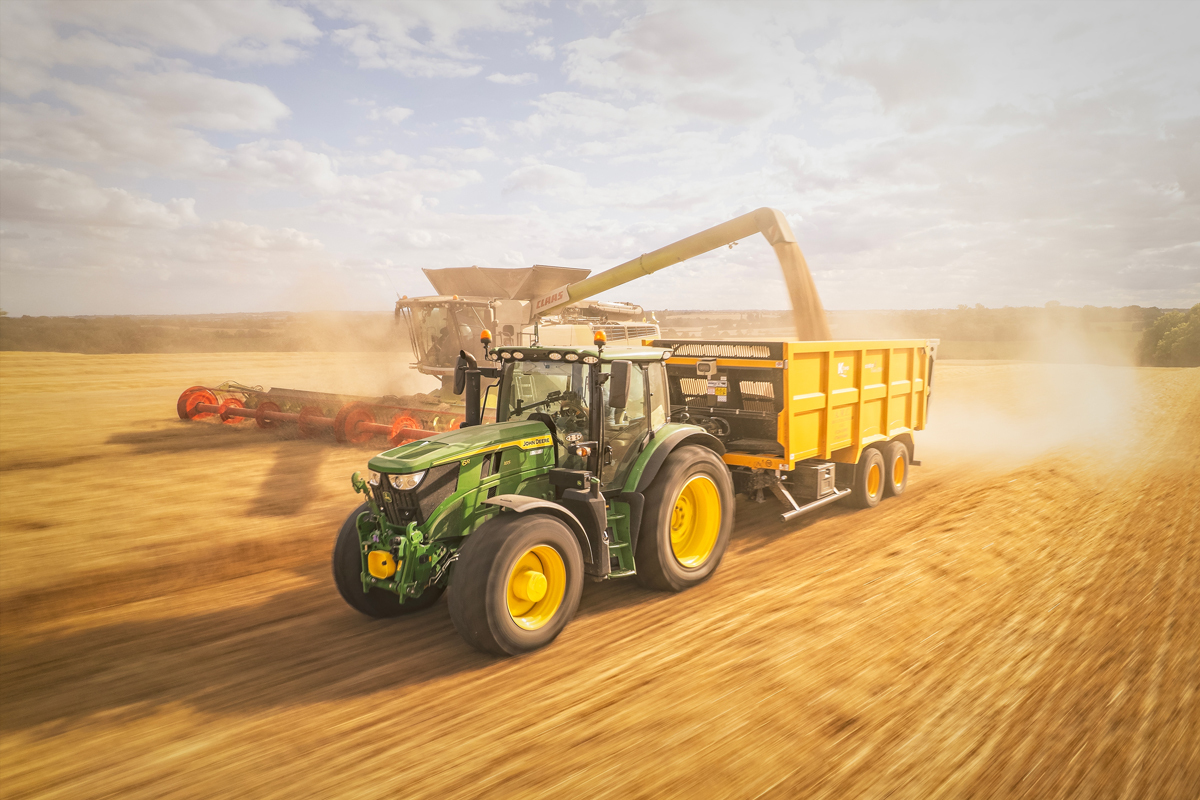 Unloading Wheat