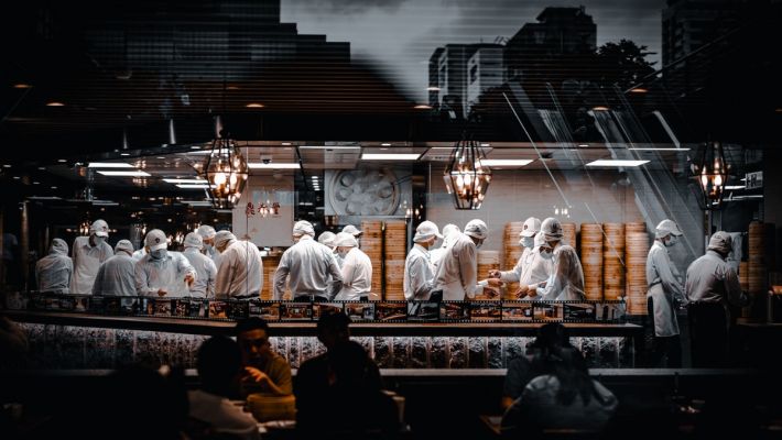 Rush Hour in the Kitchen